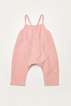 BE HAPPY ONESIE-DUSTY PINK