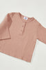 The Muslin Henley - Cherry Taupe