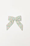 TEACUP PARTY BOW ALLIGATOR CLIP