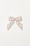 TEACUP PARTY BOW ALLIGATOR CLIP