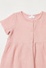 CUTIE PIE COTTON DRESS-DUSTY PINK