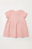 CUTIE PIE COTTON DRESS-DUSTY PINK