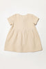 CUTIE PIE COTTON DRESS-STONE