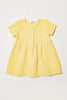 CUTIE PIE COTTON DRESS-BANANA