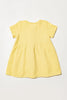 CUTIE PIE COTTON DRESS-BANANA