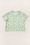 Playtime Short Sleeve T-shirt- Green Ash