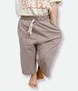 French Terry Culotte Pant