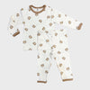 Bear Print Long Sleeve Lounge Set